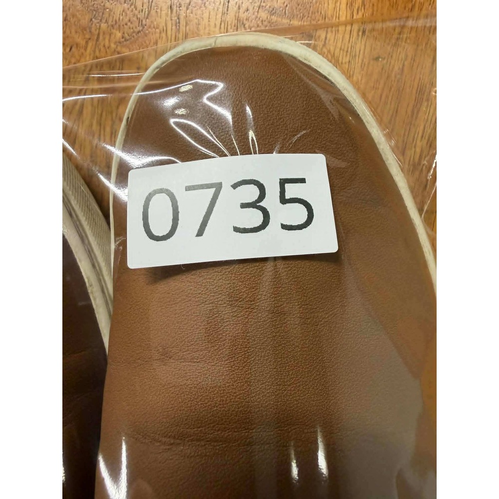 UGG Jass Chestnut Leather Slip On Sneakers Womens 8 Brown Low Top Shoes 1102292 - Picture 9 of 9